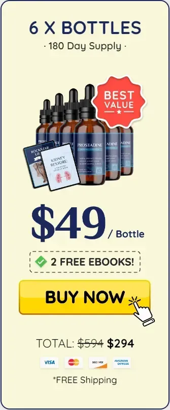 Prostadine official six bottles discount